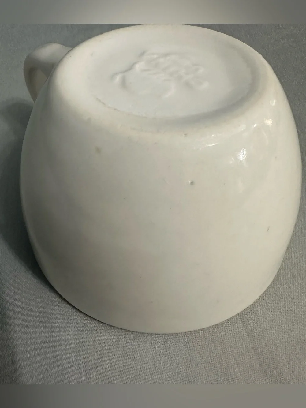 VTG Buffalo China USA Heavy White Diner Mug